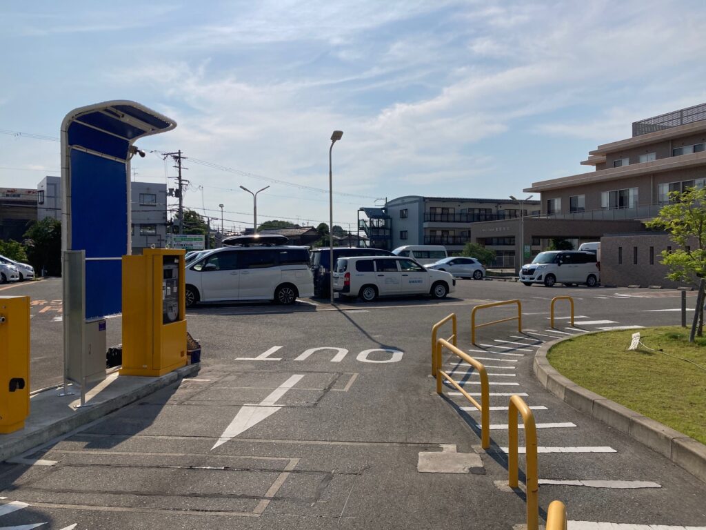 遠隔監視システム設置工事済　　　　　　　（某）岸和田市病院駐車場